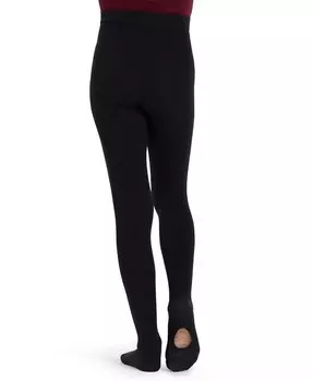 Ультрамягкие переходные колготки для девочек со швом сзади Capezio, коричневый