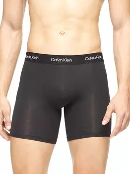 Ультрамягкие трусы-боксеры Modern Calvin Klein, черный