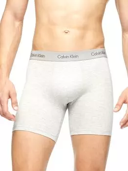 Ультрамягкие трусы-боксеры Modern Calvin Klein, серый