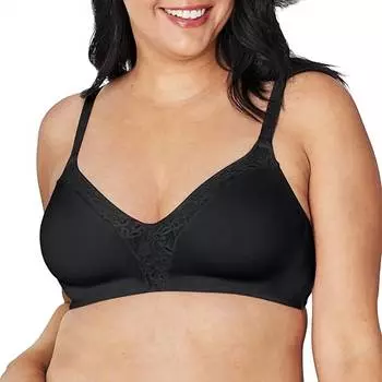 Ультрамягкий бюстгальтер Comfortflex Wireless черного цвета Playtex