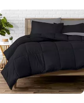 Ультрамягкий комплект одеял типа «кровать в сумке» размера «queen-size» Bare Home, черный