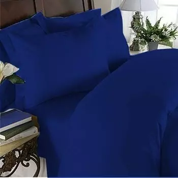 Ультрамягкий комплект пододеяльников Elegant Comfort из 3 предметов — микрофибра гостиничного качества 1500 премиум-класса, устойчивая к морщинам и выцветанию, комплект из 3 пододеяльников King/California King, королевский синий, Royal Blue