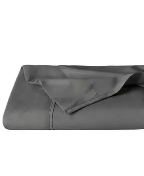 Ультрамягкий лист с плоской верхней частью с двойной щеткой Bare Home, серый