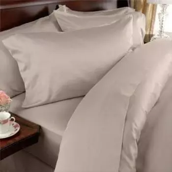 Ультрамягкий набор пододеяльников Elegant Comfort из 3 предметов — микрофибра гостиничного качества 1500 премиум-класса, устойчивая к морщинам и выцветанию, комплект пододеяльников из 3 предметов, King/California King, бежевый, Beige