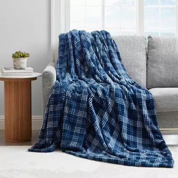 Ультрамягкое плюшевое двойное одеяло Nautica Gillbrooke, цвет Wintersky