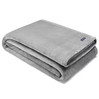 Ультрамягкое плюшевое королевское одеяло Nautica Flagstone, цвет Grey Heather