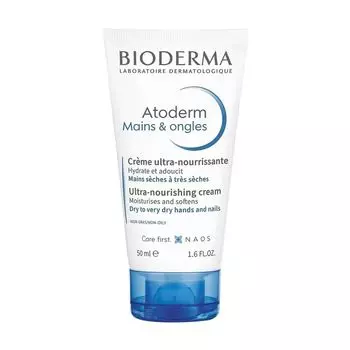 Ультрапитательный крем для рук Atoderm Bioderma, 50 мл