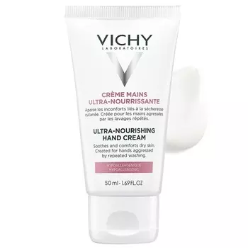 Ультрапитательный крем для сухих рук с маслом ши, 1,69 жидких унций, Vichy