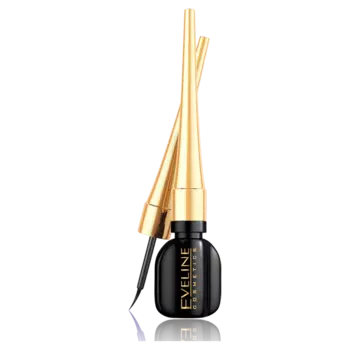 Ультраточная черная подводка для глаз Eveline Cosmetics Celebrities, 3 мл
