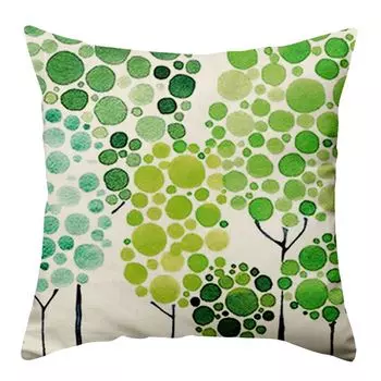 Ультратолстый чехол для подушки с цветочным узором, полиэстер, невидимая молния, дышащий чехол для подушки, товары для дома-G Stuttg