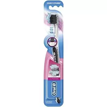 Ультратонкая черная зубная щетка, Oral-B