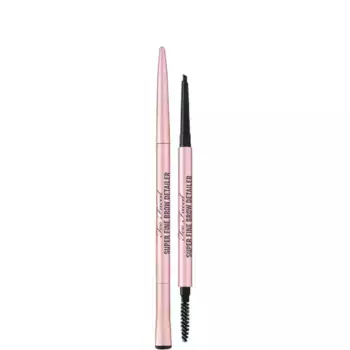 Ультратонкий карандаш для бровей superfine brow detailer 0,08 г Too Faced, цвет soft black