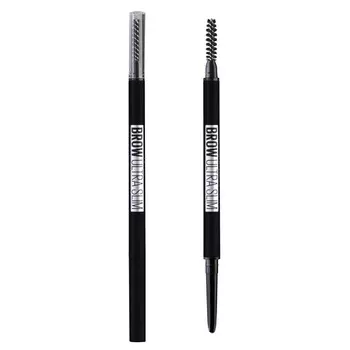 Ультратонкий карандаш для бровей ultra slim brow pencil Maybelline New York, цвет black 07, вес 1 гр.