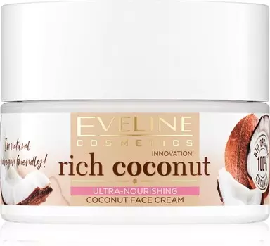 Ультраувлажняющий дневной и ночной крем Eveline Cosmetics Rich Coconut