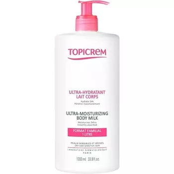 Ультраувлажняющий лосьон для тела без запаха 1л, Topicrem