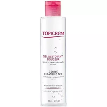 Ультраувлажняющий нежный очищающий гель 200 мл, Topicrem