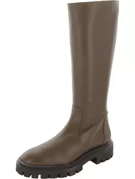 Ультраженские кожаные высокие сапоги до колена Stuart Weitzman, цвет Espresso Smooth Calf