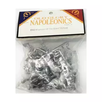 Уланы гвардии с командованием, Napoleonic - French (25mm)