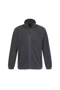 Уличная флисовая куртка North с молнией во всю длину SOL'S, серый