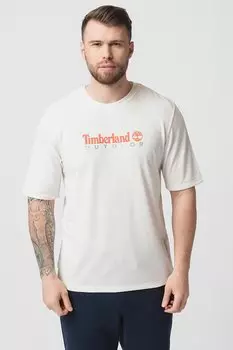 Уличная футболка с логотипом Timberland, красный