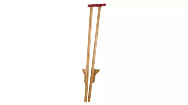 Уличная игрушка Lucky Beetle 1 пара ходулей с красной ручкой, длина 120 см Glueckskaefer