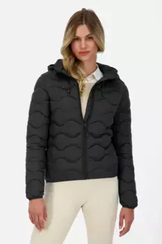 Уличная куртка Alife & Kickin "RoxanneAK A Puffer Jacket женская стеганая куртка, переходная куртка", цвет Moonless