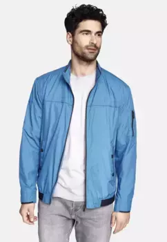 Уличная куртка Cabano с высоким воротником, голубой