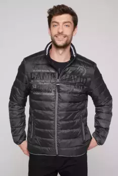 Уличная куртка CAMP DAVID, без капюшона, с эластичным низом, серый