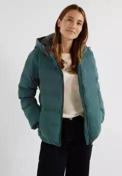 Уличная куртка Cecil, с капюшоном, с капюшоном, зеленый