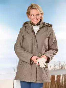 Уличная куртка Classic Basics с капюшоном, коричневый