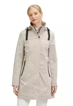 Уличная куртка Gil Bret с капюшоном и карманами на молнии, бежевый