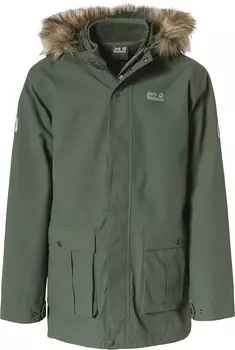 Уличная куртка Jack Wolfskin Elk Island, темно-зеленый