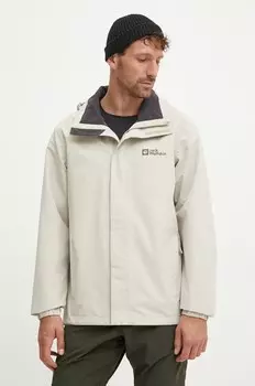 Уличная куртка Jack Wolfskin Stormy Point, бежевый