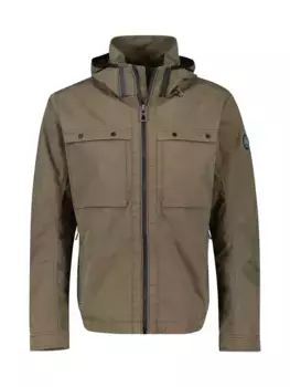 Уличная куртка LERROS "Куртка-переход с деталями LERROS", без капюшона, цвет Aged Olive