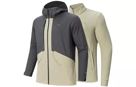 Уличная куртка Мужская Dark Sauce Grey/Сухаки-3 Anta, темно-серый