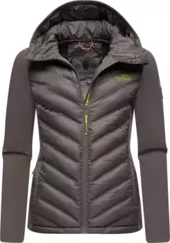 Уличная куртка Navahoo "Take Me With You", с капюшоном, стильная переходная куртка с капюшоном, серый