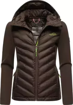 Уличная куртка Navahoo "Take Me With You", с капюшоном, стильная переходная куртка с капюшоном, коричневый