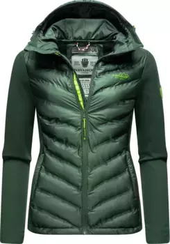 Уличная куртка Navahoo "Take Me With You", с капюшоном, стильная переходная куртка с капюшоном, зеленый