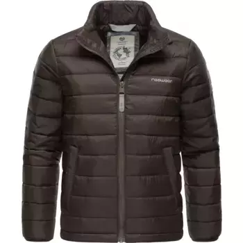 Уличная куртка Ragwear "Ярек", без капюшона, легкая стеганая куртка для мальчиков, идеально подходящая для перехода, коричневый
