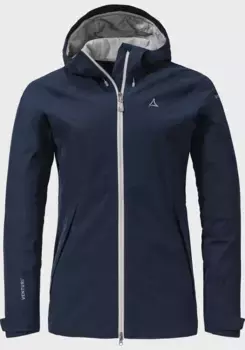 Уличная куртка Schffel "2L Jacket Ankelspitz L", с капюшоном, синий