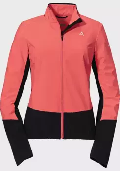 Уличная куртка Schffel "Hybrid Jkt Grimaldo L", без капюшона, красный