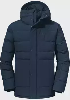 Уличная куртка Schffel "Ins. Куртка Eastcliff M", с капюшоном, синий