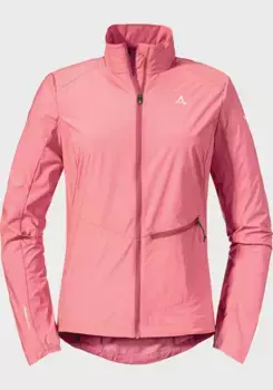 Уличная куртка Schffel "Jacket Val Bavona L", без капюшона, розовый