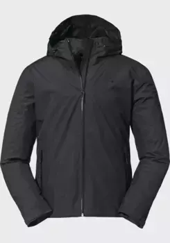 Уличная куртка Schffel "Jacket Wamberg M", с капюшоном, черный