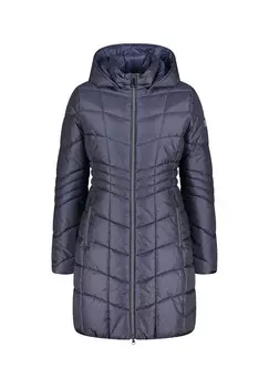 Уличная куртка со съемным капюшоном BETTY BARCLAY, сине-серый