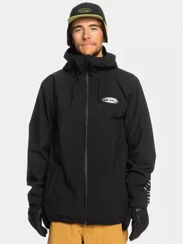 Уличная куртка стандартного кроя Quiksilver, черный