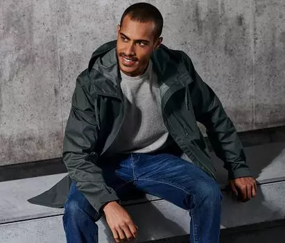 Уличная куртка Tchibo, зеленый