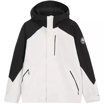 Уличная куртка унисекс Panda, Фантомный черный/теплый белый