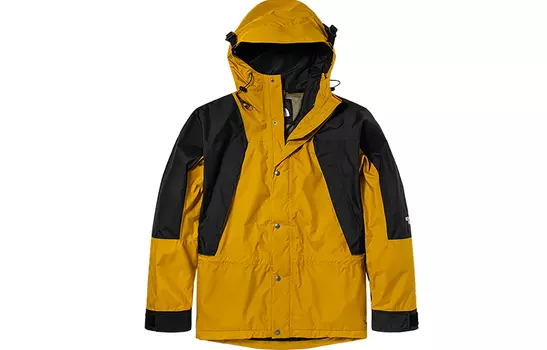 Уличная куртка унисекс THE NORTH FACE, цвет black and yellow color matching