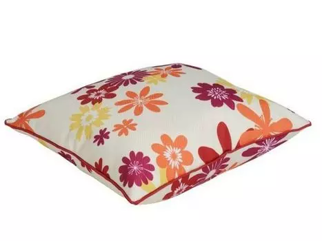 Уличная ПОДУШКА 47x47см Капри красно-розовая подушка садовая декоративная подушка Blyco